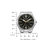 Pulsera de hombre Citizen con esfera negra, manecillas doradas y correa de acero inoxidable
