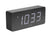 Karlsson Tube KA5654BK Wecker Schwarz • LED-Display mit Datum & Temperatur • Netzbetrieb per USB