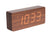Karlsson Tube KA5654DW Wecker Dunkelbraun • LED-Digitalanzeige • USB-Netzbetrieb