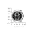 Reloj Citizen para hombre con esfera negra, caja de acero inoxidable y corona lateral