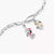 Colgante de charm para pulsera de eslabones: perla, motivos de Snoopy/Woodstock