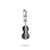 Charm colgante Connect de plata con motivo de violonchelo y detalle de circonita