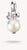 Colgante de perlas THOMAS SABO en plata con lazo y piedra rosa