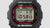 Casio G-Shock Digitaluhr, schwarzes Gehäuse mit Resinarmband und großem Display