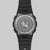 Gehäuserückseite der Casio G-Shock Herrenuhr mit Stern-Emblem und schwarzem Band