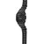 Casio G-Shock Herrenarmbanduhr seitlich, schwarze Silikonarmbandglieder und Tasten