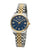 Regent BA-875 Damenuhr Bicolor/Dunkelblau • Mineralglas • Datumsanzeige