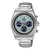 Casio Edifice Herren-Chronograph: Edelstahlgehäuse und -armband, Saphirglas, blaues Zifferblatt