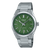 Casio Edifice Herrenarmbanduhr: grünes Zifferblatt mit Datumsanzeige bei 5, Automatik