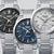 Drei Casio Edifice Herrenuhren nebeneinander mit Metallarmband und Automatikzifferblatt