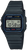 Reloj digital Casio con correa de silicona azul oscuro y pantalla con bisel azul y números