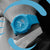 G-Shock reloj para hombre con correa de silicona azul en la muñeca, esfera visible