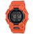 Casio G-Shock Herren-Uhr mit orangefarbenem Gehäuse und Digitalanzeige 10:58