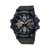 Casio G-Shock Mudmaster Herrenuhr mit schwarzem Zifferblatt und grünem Armband