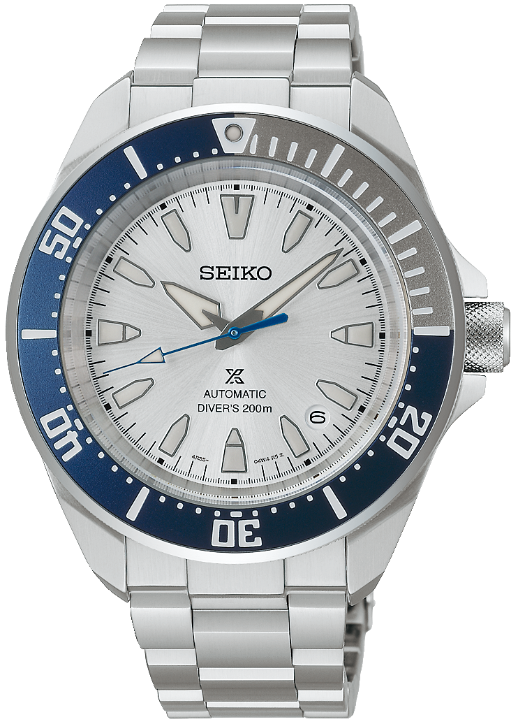 Seiko Prospex Speedtimer Solar Chronograph Herrenuhr mit schwarzem Zifferblatt und Lederarmband