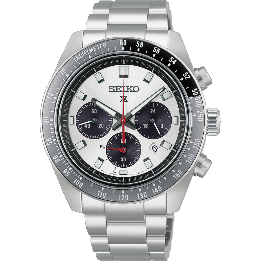 Seiko Prospex HBJ001P1 Reloj de Hombre • Cronógrafo Solar • Bisel Taquimétrico