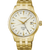Seiko PRESAGE Cocktail Time HCB004J1 Reloj de Hombre Oro Amarillo • Aguja GMT • Movimiento Automático Calibre 4R34