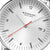 Mondaine Doppio MLE.41210.SM Herrenuhr Silber • Saphirglas mit Antireflexbeschichtung • Schweizer Quarzwerk RONDA 515 RL