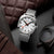 Mondaine Cushion MSL.3961B.SM Herrenuhr Silber • Schweizer Automatikwerk • Saphirglas, Bild 8