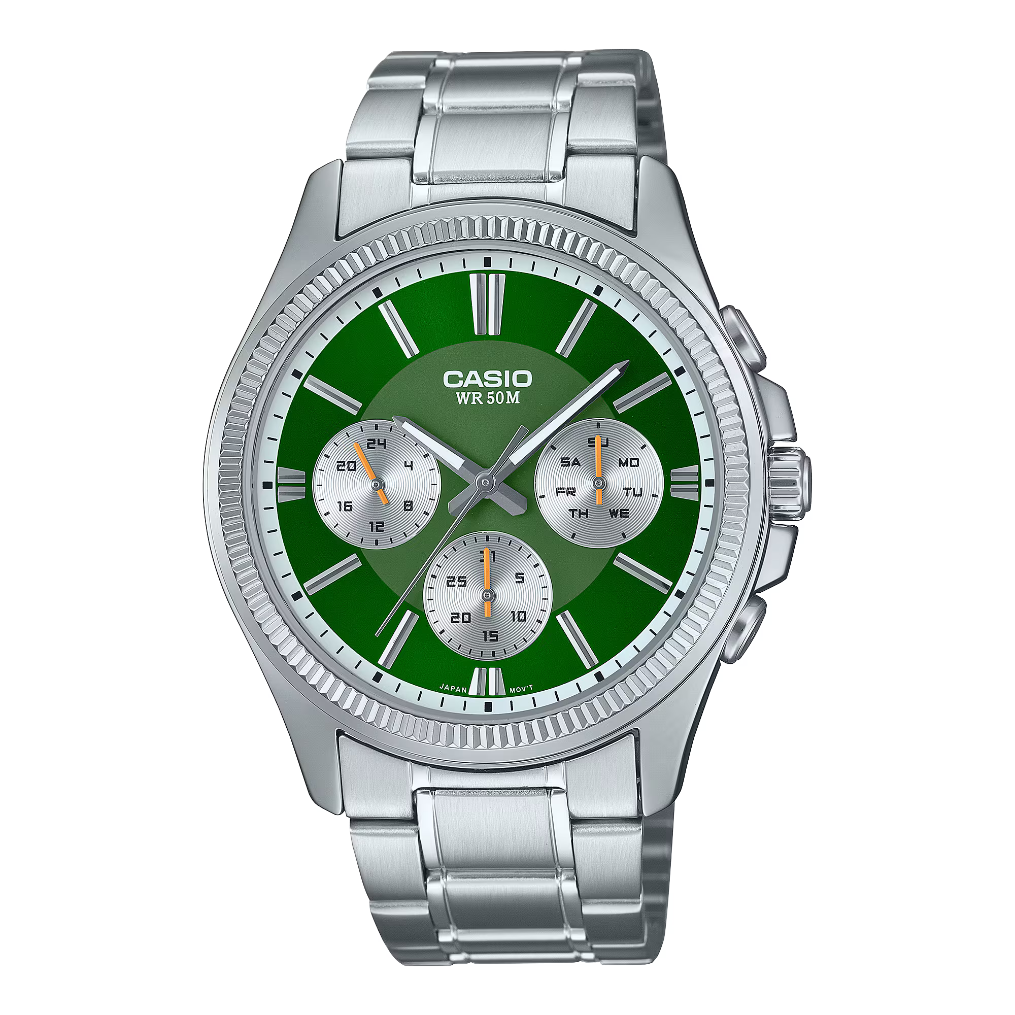 Reloj Casio MTP-1375PD-3AVEF para hombre • Multiesfera • Verde