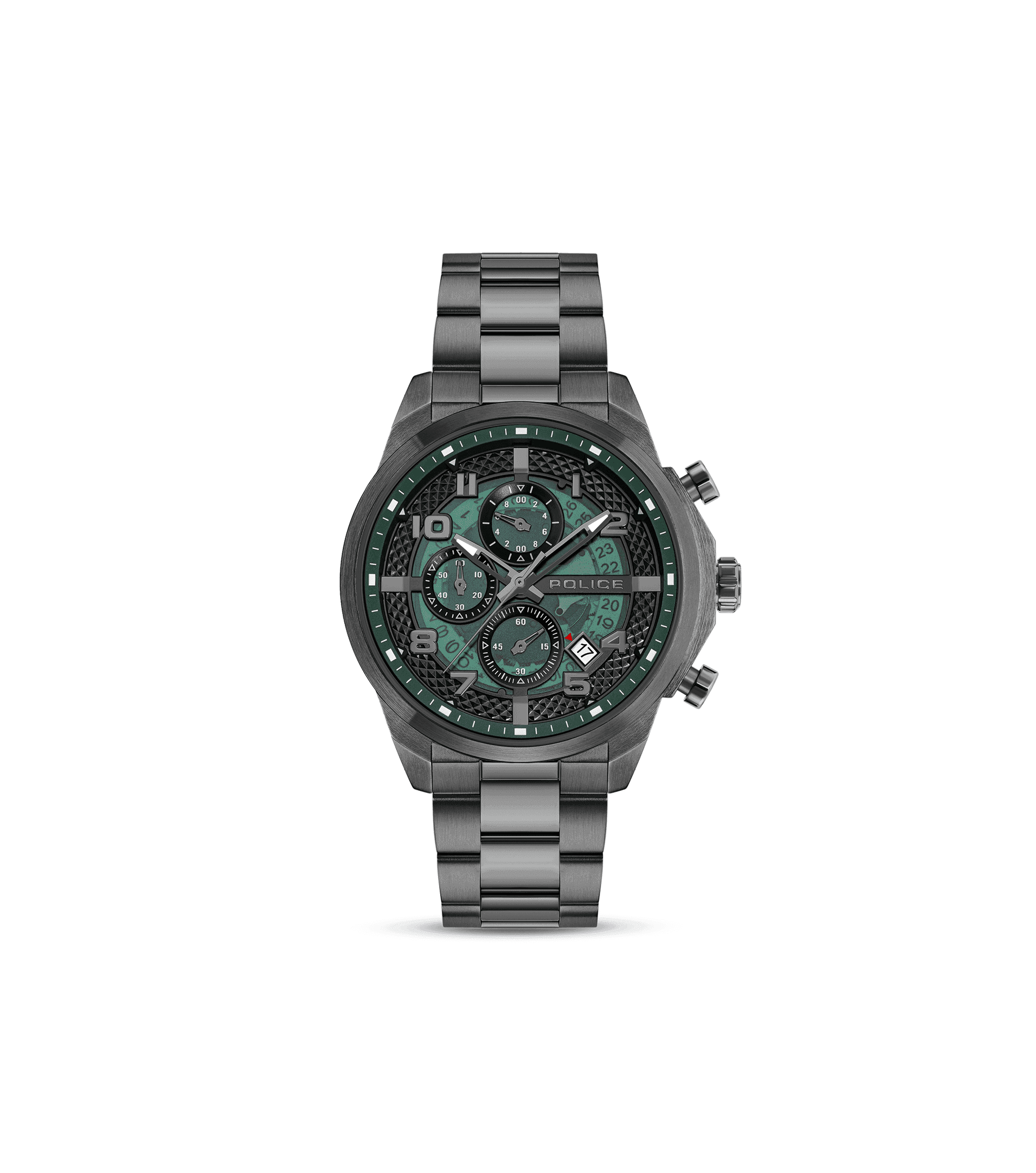 Police Soul PEWGK0053903 Herrenuhr Grau • Multifunktionswerk • 5 BAR Wasserdicht