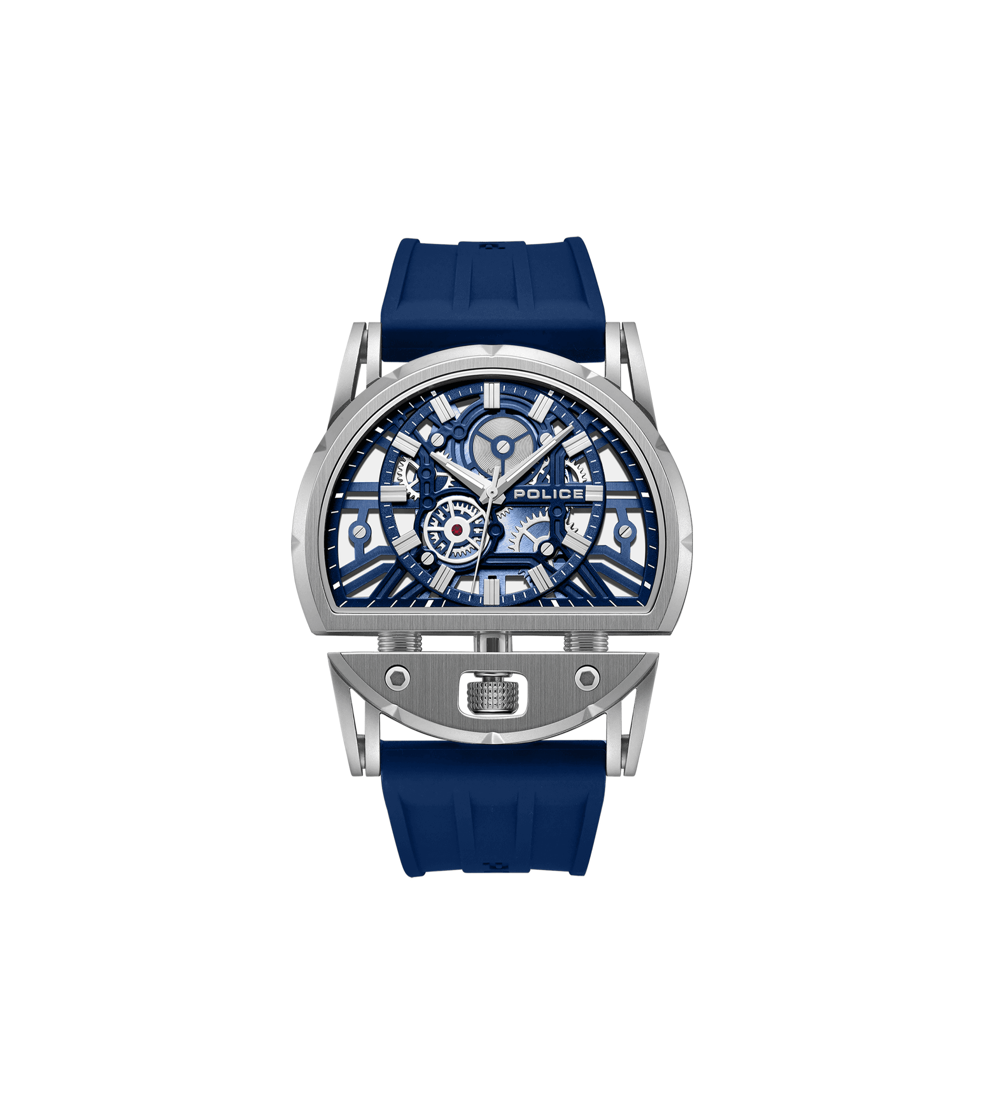 Police Daintree 2.0 PEWGM0081509 Herrenuhr Blau • Silikon-Armband • 5 ATM Wasserdichtigkeit