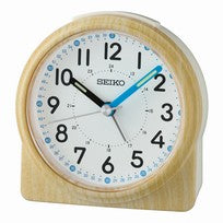 Seiko Alarm Light QHE210B Reloj Despertador Marrón • Mecanismo Sweep Silencioso • Luz Nocturna LED