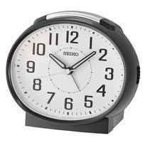 Seiko Timeless QHK059K Reloj de Pulsera Negro • Movimiento de Cuarzo Analógico • Función Snooze