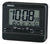 Seiko LCD-Wecker in Schwarz mit Temperatur- und Hygrometeranzeige
