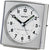 Seiko QHR022S Reloj de Mesa Plateado • Sincronización por Radio (DCF77) • Cristal Acrílico