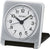 Seiko QHT015S Reloj Despertador de Viaje Plateado • Movimiento de Cuarzo Analógico • Agujas Luminosas y Snooze