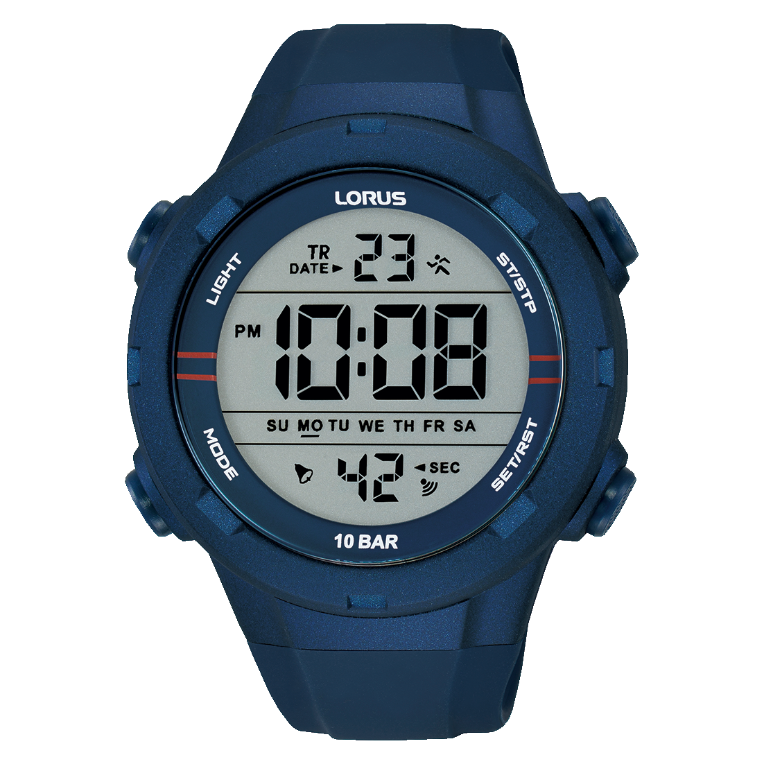 Lorus Sports R2303QX9 Herren Armbanduhr • Digitaluhr • 10 BAR wasserdicht