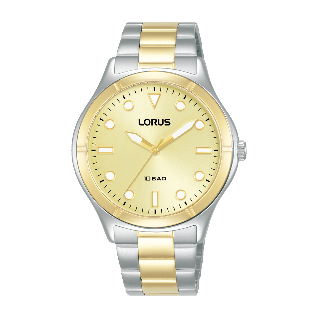 Lorus RG244VX9 Sport Damenuhr Champagner • Mineralglas • 10 ATM