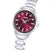 Lorus Ladies RG263YX9 Damenuhr Dunkelrot • Mineralglas • Edelstahlarmband, Bild 2