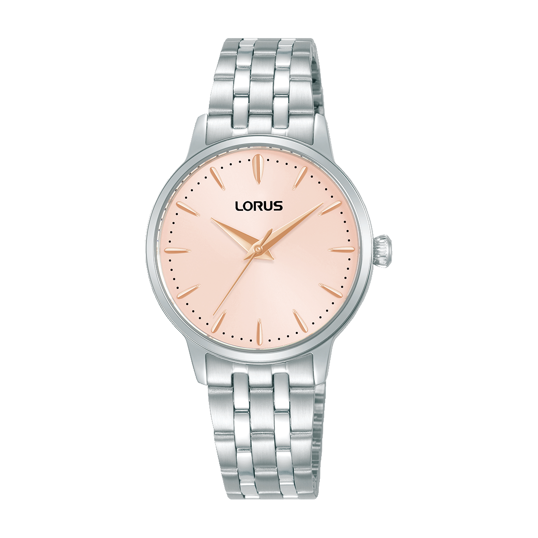Lorus RG319XX9 Damenuhr Fashion Rosa • Mineralglas • Edelstahlarmband