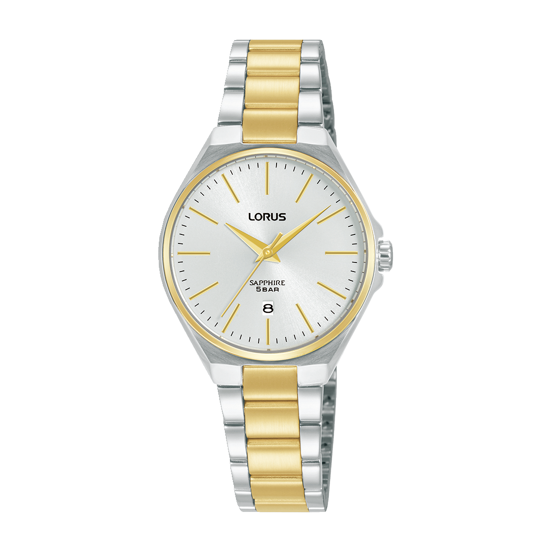 Lorus Dress RJ270BX9 Damen Armbanduhr Weiß • Saphirglas • Edelstahlarmband