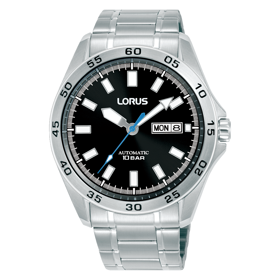 Lorus Sports RL419CX9 Herren Armbanduhr Schwarz • Automatikwerk • Sichtboden