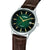 Lorus Classic RS997DX9 Herrenuhr Dunkelgrün • Mineralglas • Dunkelbraunes Lederarmband, Bild 2
