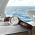 Lorus Classic RT305LX9 Herrenuhr Chronograph • Weißes Zifferblatt • Dunkles Lederband, Bild 2