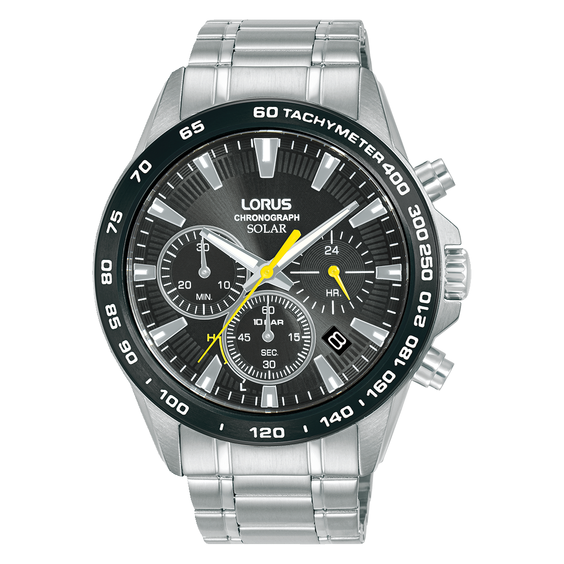 Lorus Sport RZ507AX9 Herren Armbanduhr • Solar-Chronograph • Solarwerk mit Gangreserveanzeige