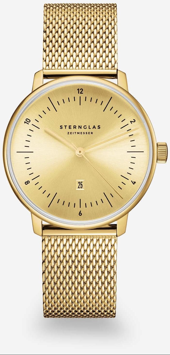 Reloj Naos X S Edition Elyra oro oro Milanesa 16 oro frontal gris