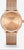 Reloj Naos XS Edition Elyra en oro rosa con correa Milanaise, frontal gris