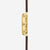 Silla de montar Naos Solar S01-NS22-BR01 en cuero de bridle color verde oscuro y dorado, con perfil gris y 20 cm de ancho.