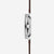 Silla de comedor Hamburg A, color plata vintage, perfil gris