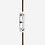 Silla de comedor Naos A, color blanco/plata premium, con perfil en gris