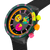 Swatch Big Bold SB02B104 Neon Seppia Armbanduhr Schwarz • Retro Chronograph • Leuchtzeiger, Bild 3
