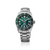 Reloj SEIKO Prospex para hombre con esfera verde, brazalete de acero inoxidable y protector de corona