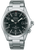 Reloj Seiko Prospex para hombre con esfera negra y correa de acero inoxidable