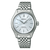 Reloj Seiko Presage para hombre con esfera plateada y brazalete de acero inoxidable