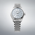 Seiko Presage Reloj de hombre con esfera plateada y brazalete de metal